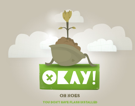 Okayboss.com - you do not have flash installed